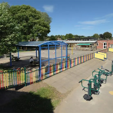New outdoor learning space at South Cheshire Primary School
