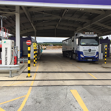 ULMA improves the drainage system at Northampton Service Station and Lorry Park