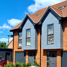 Merronbrook's timber framing was chosen for several private dwellings in Thatcham