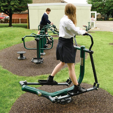 New outdoor gym at Watton Junior School in Norfolk