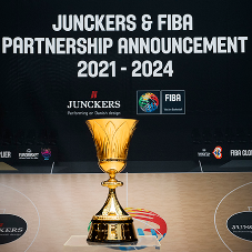Junckers and FIBA announce long-term partnership