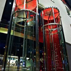 Bespoke High Transparency Tall Revolving Doors from Bauporte for Theatre Deventer in The Netherlands