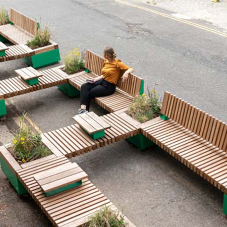 Furnitubes provide street furniture to Vauxhall One organisation