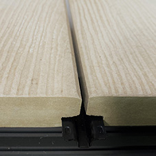 Blazeboard non-combustible decking unveils a secret fixing system