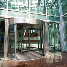 Bauporte provide Royal Prestige revolving door to multipurpose office building