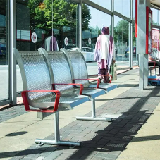 Broxap Street Furniture at West Bromwich Bus Station