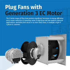 Plug Fans with Generation 3 EC Motor