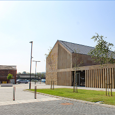 Artform Urban Furniture supply street furniture to Ada Belfield Centre & Belper Library