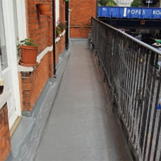 OptiTec waterproof shop roofs and residential walkways in Brixton