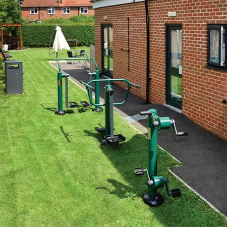 Outdoor gym for Derby community hub