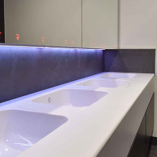 Dolphin Solutions provided Deloitte offices with bespoke washrooms
