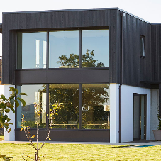 Siberian Larch Cladding Forms Integral Part of Countryside Passive House Build