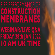 Register Now For Fire Performance of Construction Membranes