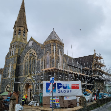 Listed Church in St Peter's Port Guernsey gets Wykamol Type C Membrane Solution