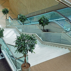 Pure Vista frameless glass balustrade for retail and commercial use
