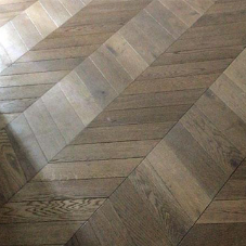 Antique Fumed Chevron at Battersea Power Station