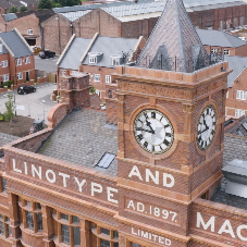 Mechanical smoke ventilation at the Grade II listed former Linotype factory