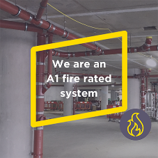 PAM Building's drainage system is A1 fire rated