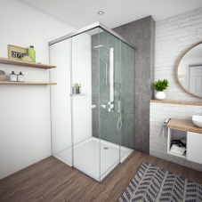 MasterTrack® ST: High-tech sliding door system for showers