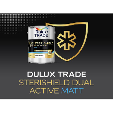 Dulux Trade Sterishield Dual Active Matt brings anti-viral and anti-bacterial protection to the healthcare sector