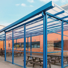 The Avon Valley School in Warwickshire Install Dining Area Canopy