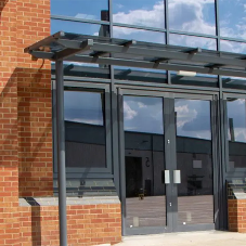 Broadmead Business Park in Bedfordshire Installs Contemporary Entrance Canopies