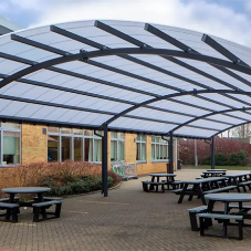 Co-op Academy Failsworth in Manchester Adds Dining Canopies