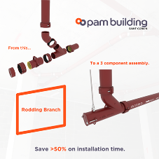 Rodding Branch from PAM Building