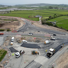 New Superlow-Carbon biogenic asphalt for A590 Cross-A-Moor highway scheme