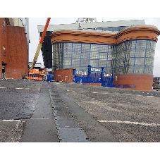 ULMA drainage channels in Ibrox Football Stadium, Glasgow, Scotland