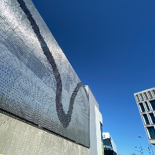 Stereo-Kinetic® Wall creates Distinctive piece of Public Art