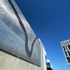 STEREO-KINETIC® Wall creates Distinctive piece of Public Art