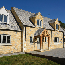 Former bungalow converted into a family home