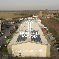 Solar panels to save 43 tonnes of carbon for local manufacturer Mumford & Wood