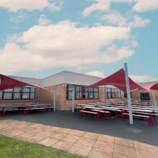 Ysgol Morgan Llwyd in Wrexham County Borough Adds Two Shade Sails