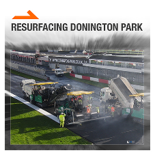 Donington Park resurfacing works