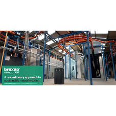 Broxap’s eco-friendly powder coating system is now in action!