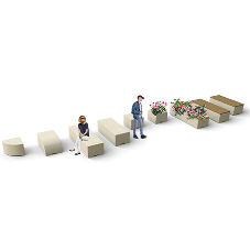 Altrincham Modular Street Furniture Range