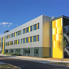 External stairs at new workspaces for the science & technology sector