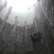 Repair of the cooling tower jacket of Zakłady Azotowe Puławy