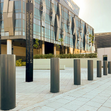 HVM Bollards at Abu Dhabi Media Zone