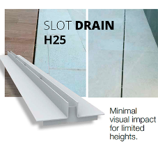 New Slot Drain H25 for Height Limitations