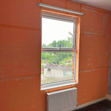 Mould and damp problems in homes, being solved with Isotherm 4mm thin insulated membrane system.