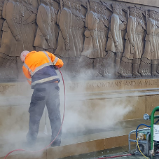 Stone Cleaning for St. George’s Hall Cenotaph, Liverpool