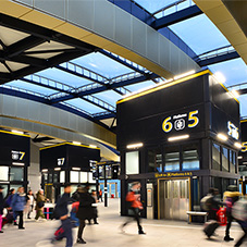 Mapei sets the scene at Gatwick Airport Station