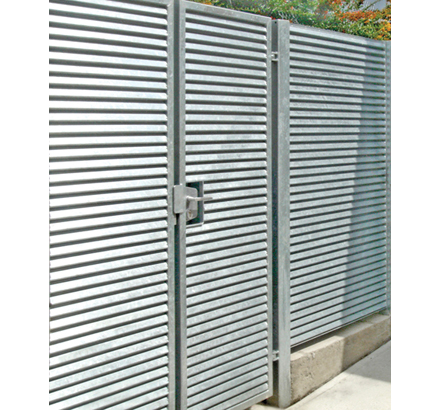 Talia®100 robust galvanized-steel refuse bin enclosure