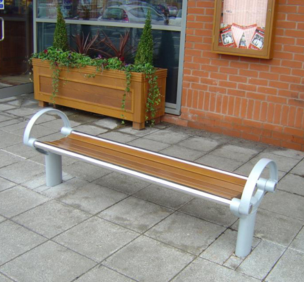Cast-iron and timber benches