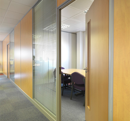 Rey Solutions ceilings and partitions installed for Excel Laminating