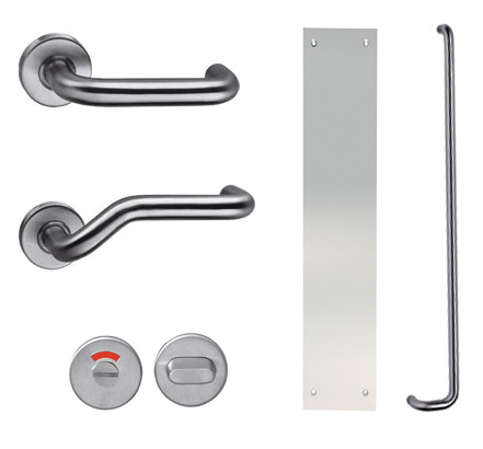 TouchClean<sup>®</sup> anti-bacterial coating for door ironmongery