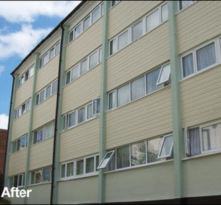 After Celutex cladding was installed